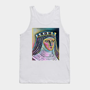 Hildegard of Bingen Portrait | Hildegard of Bingen Artwork 9 Tank Top